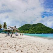 Solo traveler exploring beautiful St Lucia